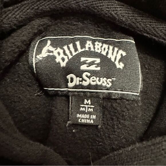 Billabong Dr. Suess Black Hoodie Sweatshirt - Picture 3 of 9